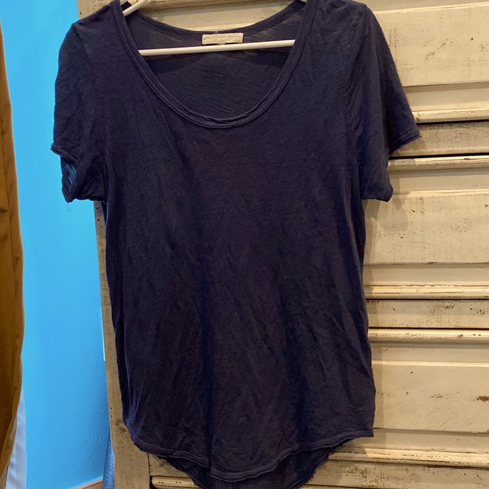Flowy round neck tee